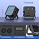 36 LED Akku Par Strahler, 54W 6 in 1 RGBWA+UV Par Licht, Disco Partylicht Scheinwerfer mit 5200mAh Batterie Fernbedienung Auto 8/10CH, Wiederaufladbar Geeignet für Bühne Party Geburtstag Club