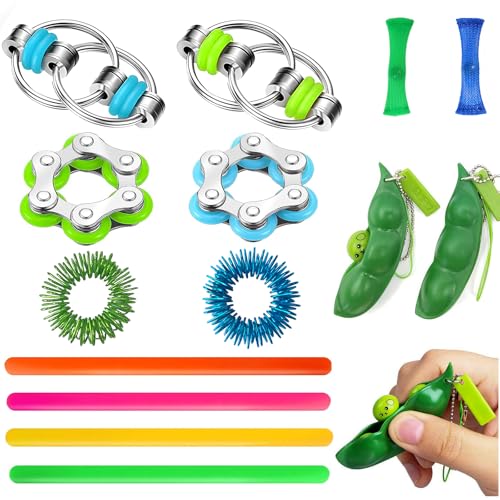 AHEJIOO Fidget Toys Set 14 Stück, Anti Stress Spielzeug für Erwachsene...