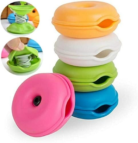 Paquete de 5 organizadores de 5 cables sin enredos  Cable Turtle Auriculares y cable de auriculares, almacenamiento para administrar y acortar disponible en Yaxa Colombia