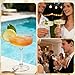 FUPMILPHRANX 24 Pcs Ribbed Martini Glasses 4.7oz Clear Plastic Coupe Glasses Disposable Vintage Cocktail Dessert Parfait Cups Unbreakable Glassware for Wedding Birthday Party Supplies