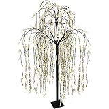 Beleuchtete Trauerweide Multistore 2002 Riesiger Lichterbaum Trauerweide 810 warmweiße LED H210cm Lichterdeko Stimmungslicht Leuchtbaum Dekoration Stimmungsleuchte