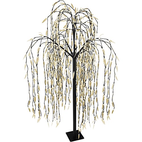 Preisvergleich Produktbild Multistore 2002 Riesiger Lichterbaum Trauerweide 810 warmweiße LED H210cm Lichterdeko Stimmungslicht Leuchtbaum Dekoration Stimmungsleuchte