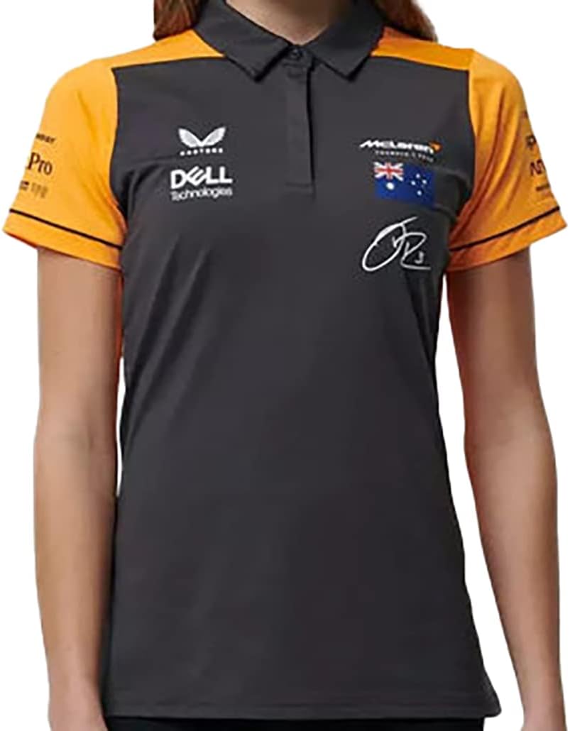 McLaren F1 Women's 2022 Daniel Ricciardo Team Drivers Polo Shirt