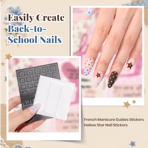 Image of Beetles Gel Polish Set - That Girl Routine 6 Colors for Back to School Nail | Fall Nail Art with 2-In-1 Nail Art Pen, Star & French Nail Stickers, Soak-Off UV LED, Long-Lasting for Salon, DIY Manicures