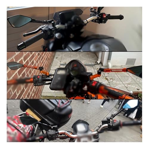 Espejos CBR600RR antivibración con chasis de aluminio metálico resistente 6