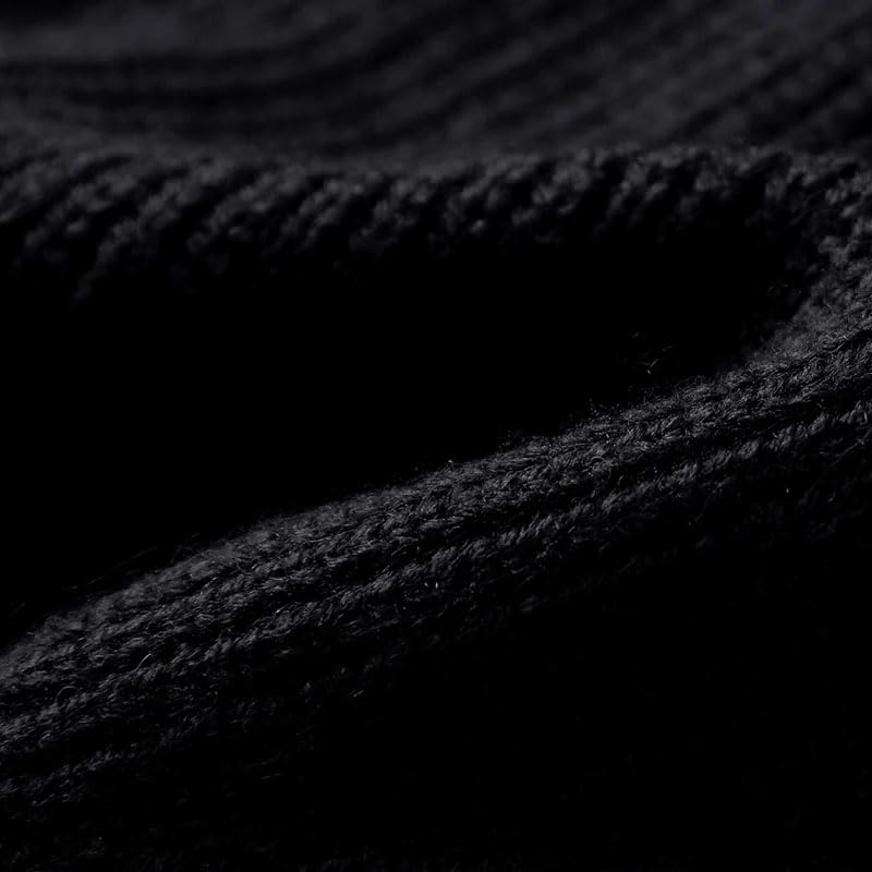 Men's Sweater Vest V-Neck Sleeveless Knitted Button Cardigan Solid Thickened Knitted Vest 7