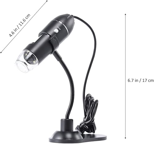 Miniatura 5 de HOMSFOU 8 microscopio digital de aumento microscopio electrónico microscopio microscopio digital USB lupa microscopio USB microscopio electrónico