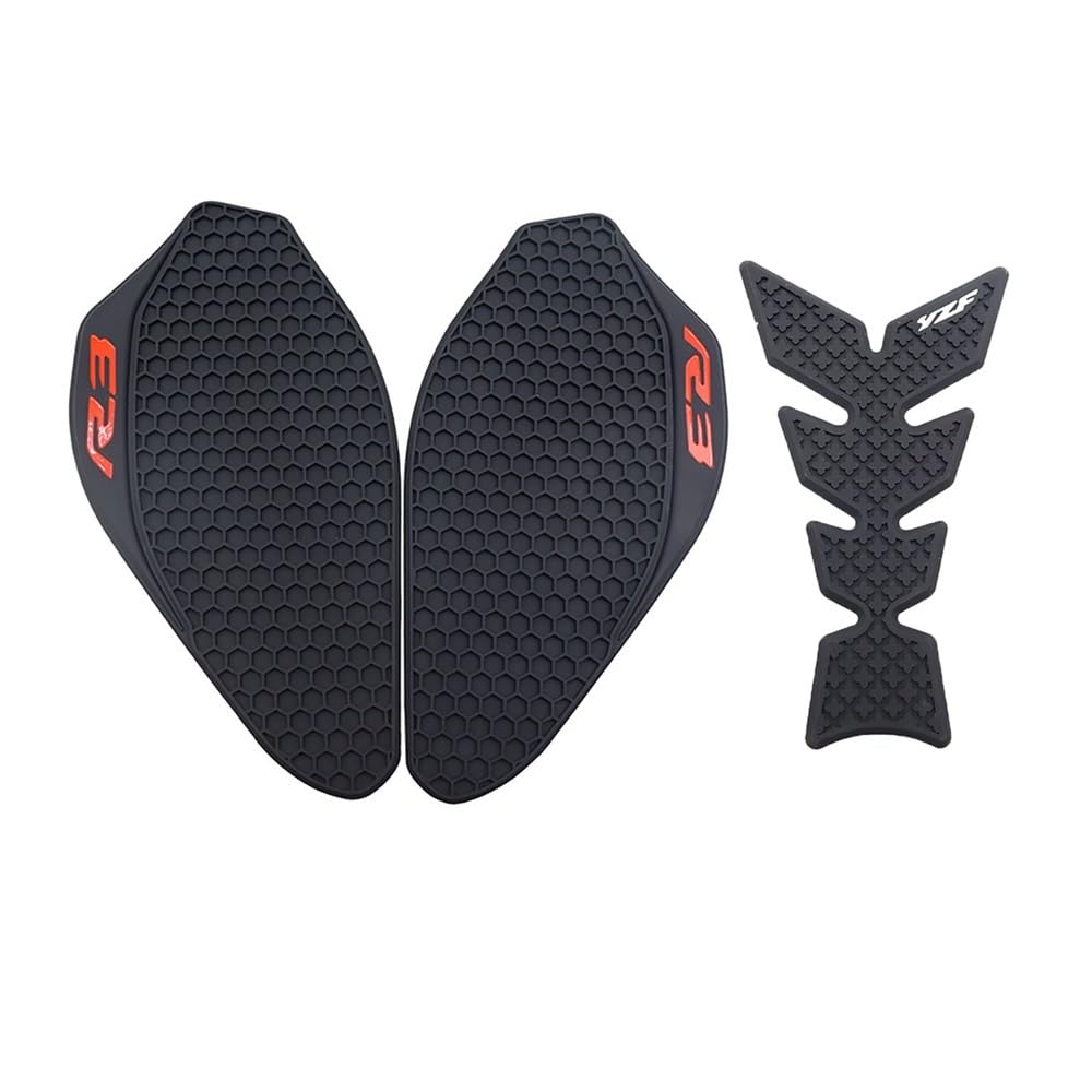 Motorbike Tank Protector for YZF-R3 YZF R3 YZFR3 2019-2023 Motorcycle Side Fuel Tank Pad Protector Sticker Decal Knee Grip Traction Pads