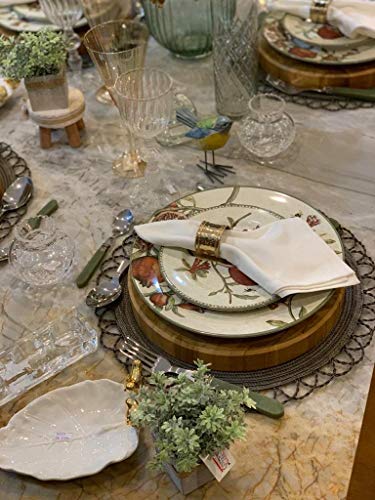 Conjunto Alleanza de 6 Xicaras Chá com Pires Romã, Padrão