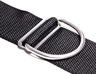 Correa ajustable de 1/1,5/2 pulgadas con anillo en D, de nailon y acero inoxidable, para un ajuste seguro y un equilibrio óptimo en el agua