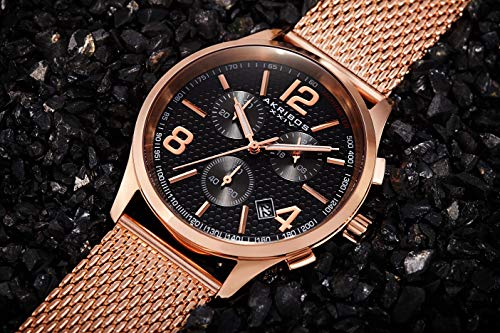 Akribos Xxiv uomo Enterprise display analogico al