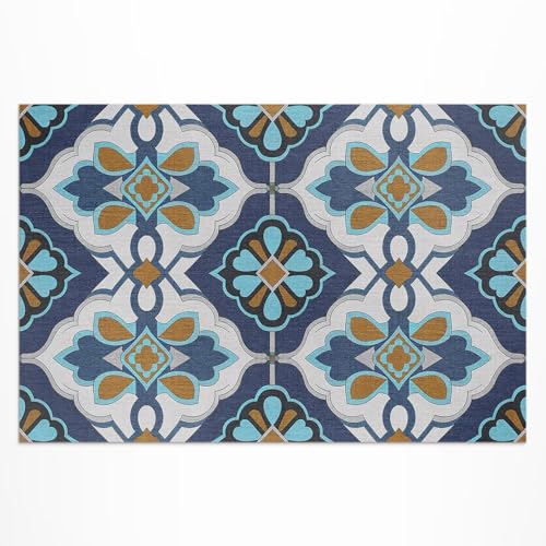Tapis extérieur imperméable en PVC résistant à la décoloration pour balcon