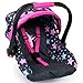 Bayer Design Dolls: Car Seat - Turquoise, Pink, Stars - Fits Dolls Up to 18