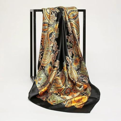 Large Square Head Scarf, Soft Fabric, for Adults, Versatile for Daily Wear, Fashion Accessory & Outfit Styling2