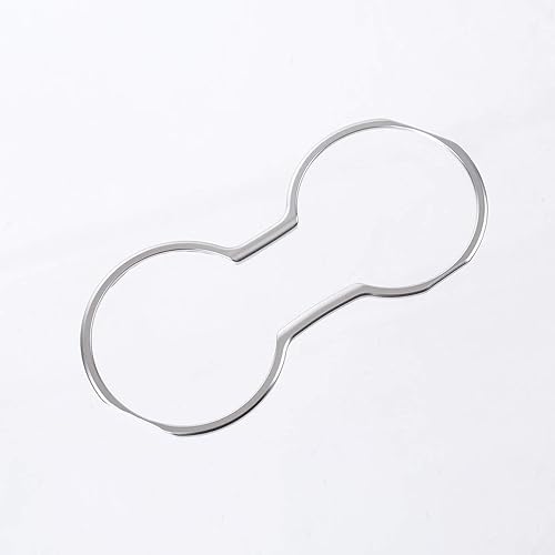 Miniatura 6 de YIWANG ABS cromo coche centro portavasos cubierta marco marco ajuste para BMW 2 serie F45 F46 218i 2015-2018 manija izquierda Drive Accesorios