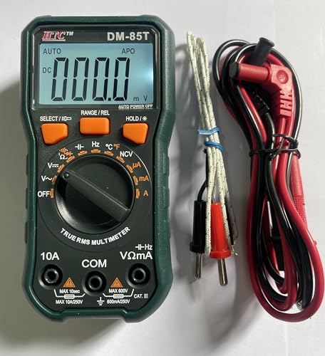 HTC DM-85T Digital TRMS Multimeter with Frequency and Temperature and AC & DC current digital Multimeter 6000 Counts (Battery encluded) (B0C9Y6X7DF) Amazon Price History, Amazon Price Tracker