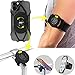 Produktbild Bone 360° Drehbarer 2 IN 1 Abnembare Handyhalterung zum Joggen Radfahren, Universales Sportarmband Fahrradhalterung für Smartphone 4,7-7,2 Zoll, Fahrradcomputer Garmin - Run + Bike Tie Connect Kit