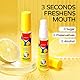 Lemon Mundspray, 20MLErfrischungsspray, Mundspray mit Fruchtgeschmack,Gegen Mundgeruch Und Karies, Mundspray zum Schutz vor Mundgeruch, Hält den Atem Frisch