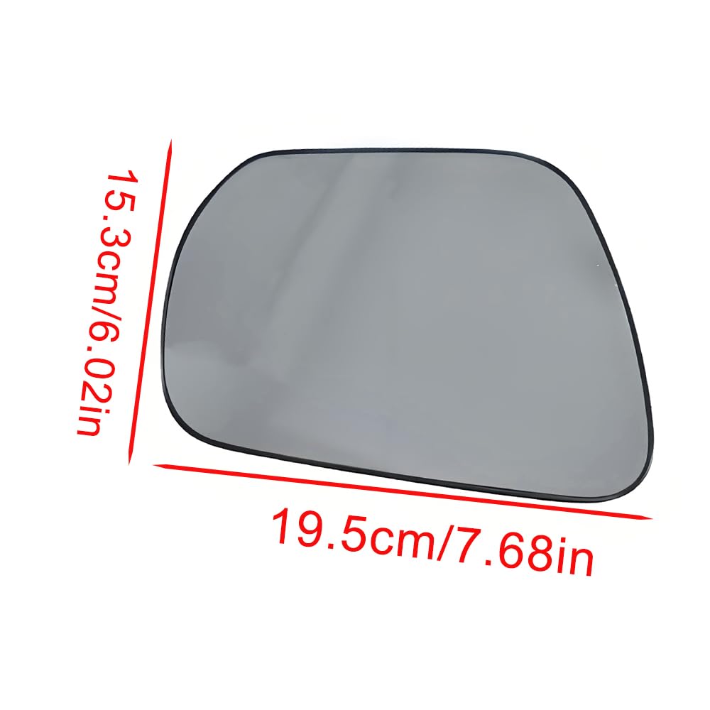 Miroir de rétroviseur extérieur de rechange chauffé avec support de rétroviseur compatible avec Suzuki Grand Vitara 2005-2015, droit