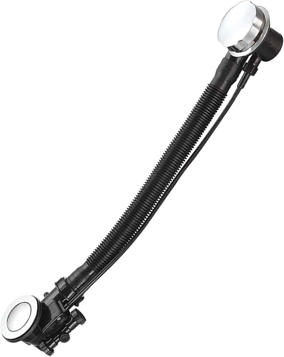 Ergonomic SPA Drain Assembly Corrosion-Resistant Concealed Quick-Install Bath Fixture for Home & Hotel Use Overflows Drain Pipe