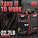 YESWELDER MIG-205DS PRO MIG Welder, 200Amp 110/220V Dual Voltage MIG Welding Machine, 5 in 1 Gas MIG/Flux Core MIG/Spool Gun MIG/Lift TIG/Stick Multiprocess Aluminum MIG Welder, Spool Gun Compatible