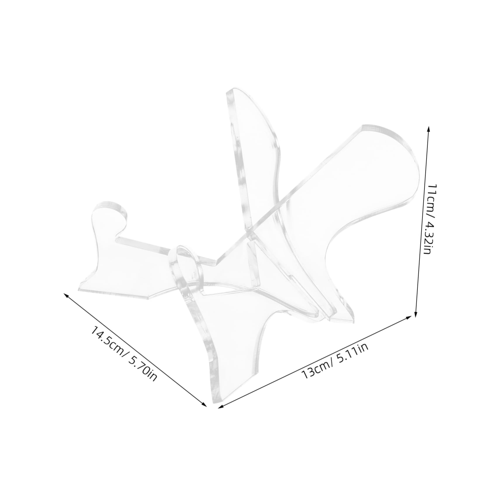 Unomor Acrylic Cookbook Stand for Kitchen Counter Recipe Book Holder and Kitchen Reading Stand Stylish Cookbook Holder Rack for Kitchen Decor