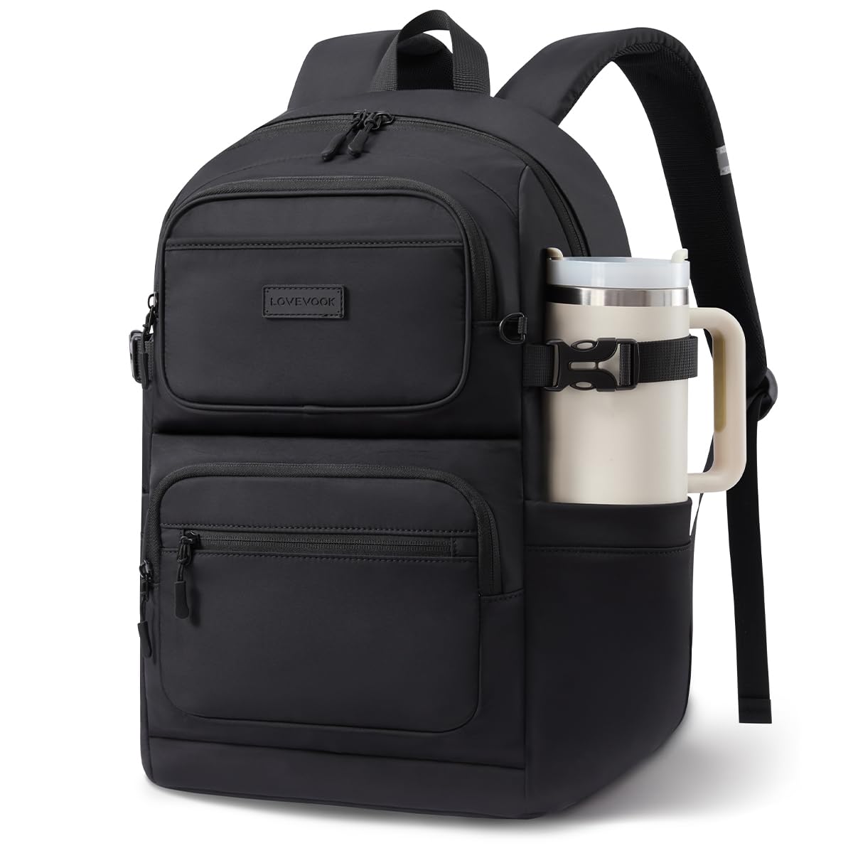 LOVEVOOK Rucksack Damen, 15,6 Zoll Schulrucksack Teenager mit Großem Fach