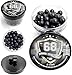 Rubber-Steel Balls S-Type in 68 Caliber - 100 x Bolas Acero de Gomma Maciza Paintball Rubber Steel Balls for HDS HDR T4E .68 Calibre Hard Solid Paintballs