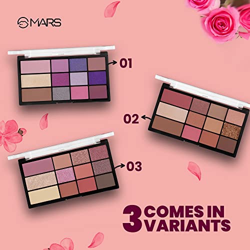 MARS All I Need Makeup And Eyeshadow Powder Kit | 9 Eyeshadows With Blusher Bronzer And Highlighter | Matte Long Lasting & Highly Pigmented (21.5 G) (Multicolor-01) - Image 5