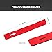 Red 4-piece Fishing Rod Strap Set, Including Neoprene Elastic Strap, Fishing Rod Belt Strap, Gear Strap, and Fishing Rod Wrap Protector, Suitable for Securing, Storing, and Protecting Various Types