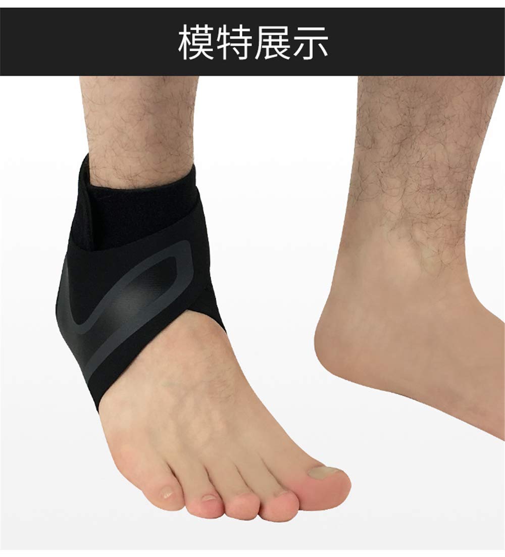 BaronHong Tobillera Unisex Transpirable Banda Ajustable para Deportes - Negro, M
