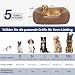 FURTIME Hundebett Grosse Hunde, Hundekorb Waschbar, 89x63x23cm
