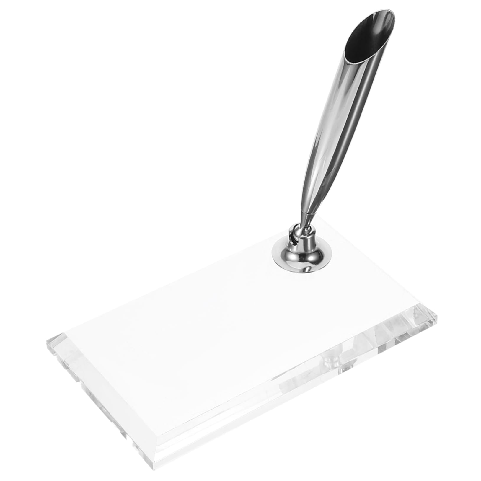 4pièces Porte-stylo Acrylique Style Européen Pour Plume Et Stylo à Encre Support Élégant Pour Bureau Et École Accessoire De Rangement Pratique