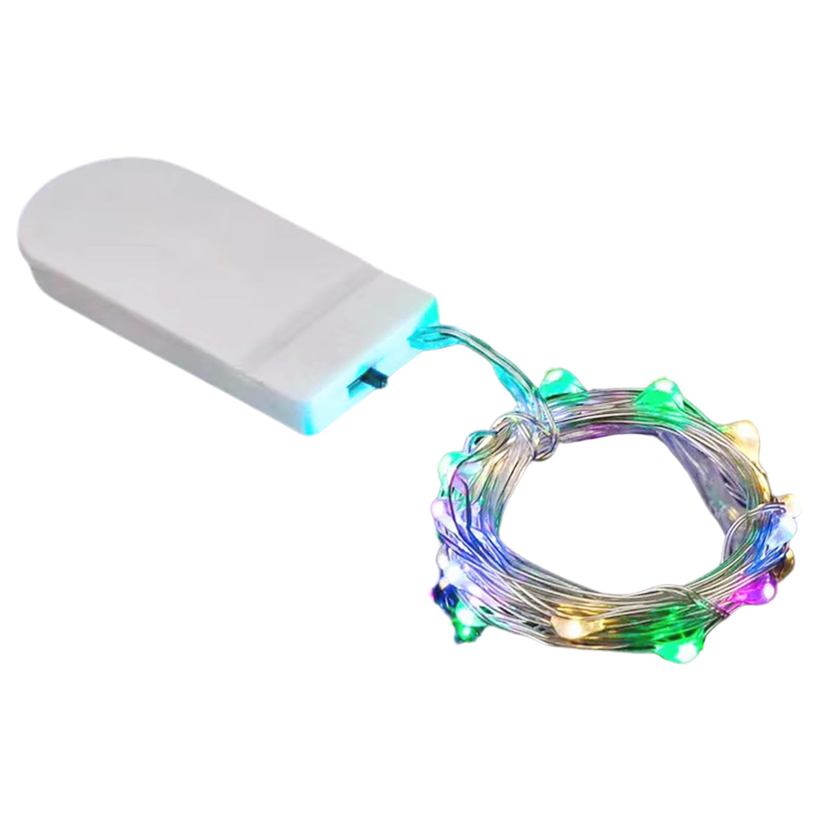 4 Pack Led Fairy Lights Battery Operated, 1m 10 LED Copper Wire Battery String Lights, Warm White Fairy Light Indoor for Bedroom Wedding Jars Bottle Decorations