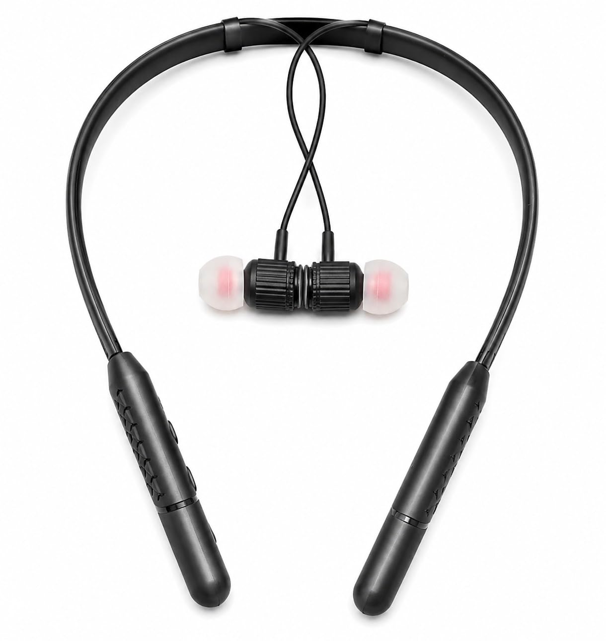 Bluetooth Wireless Neckband Earphones with Magnetic Earbuds, Bluetooth 5.3, ENC Calling, 12 Hours Playback, Fast Charging, IPX5 Water Resistant, Deep Bass, Built-in Mic (Multicolour)-image-45