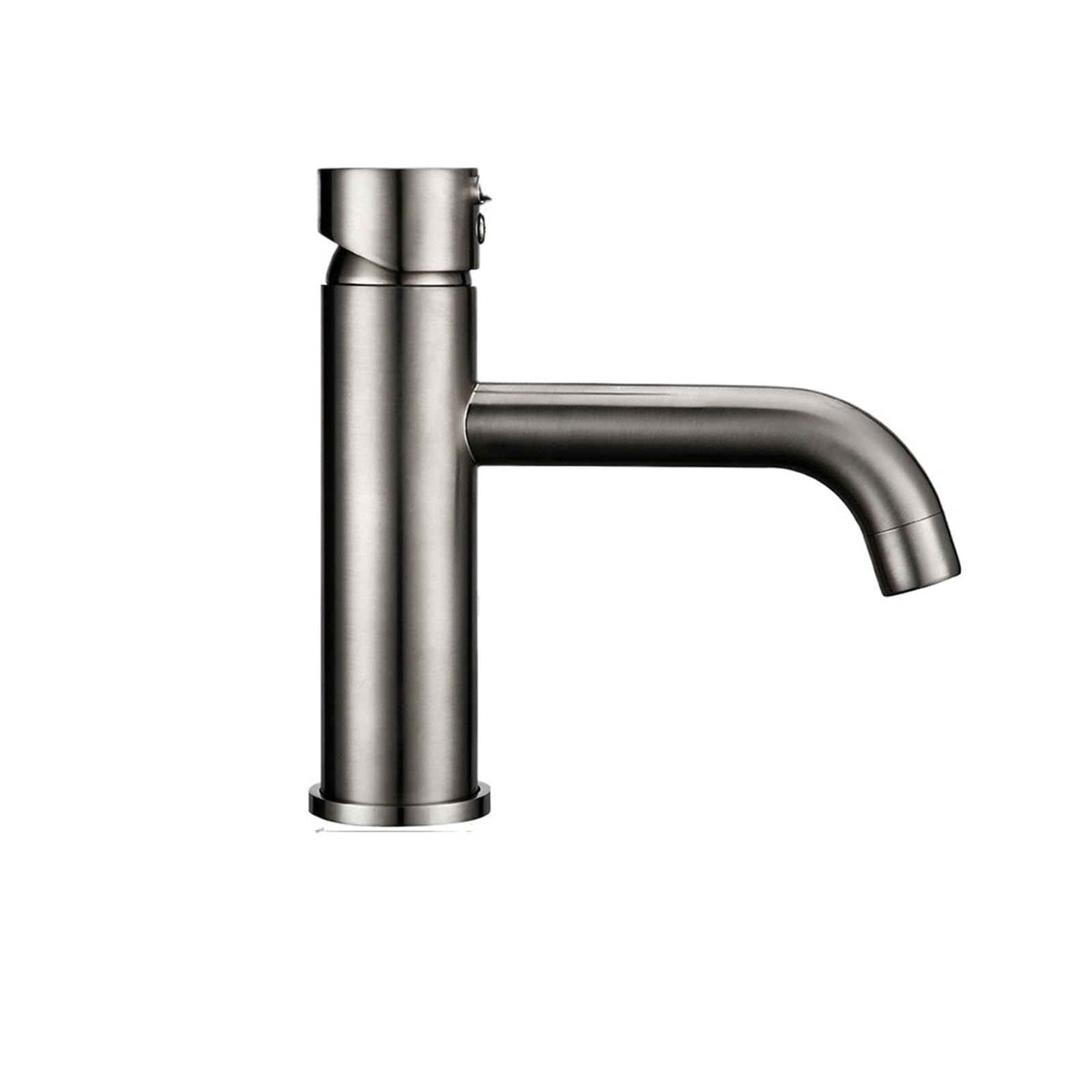 Weokdfha Brown Basin Faucet Brushed Gold Basin Faucet Solid Brass Hot And Cold Water Mixer Sink Tap Deck Mounted Bathroom Taps(Brown)