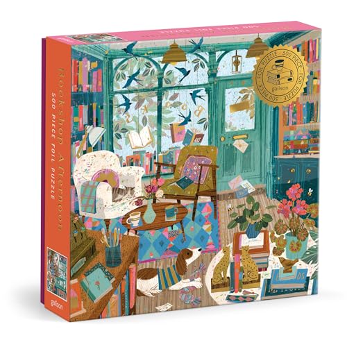 Bookshop Afternoon: 500 Piece Foil Puzzle