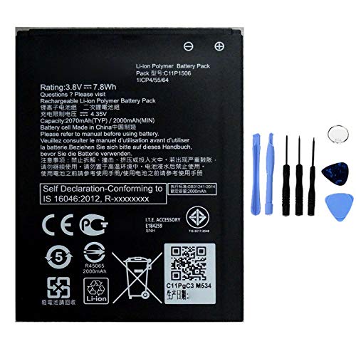 ELLENNE Batteria Compatibile con ASUS ZENFONE Go
