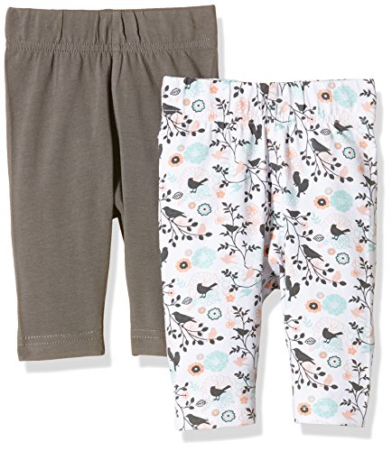 Twins Baby Girls Pack of 2, Leggings -Multicoloured -0-3 Months