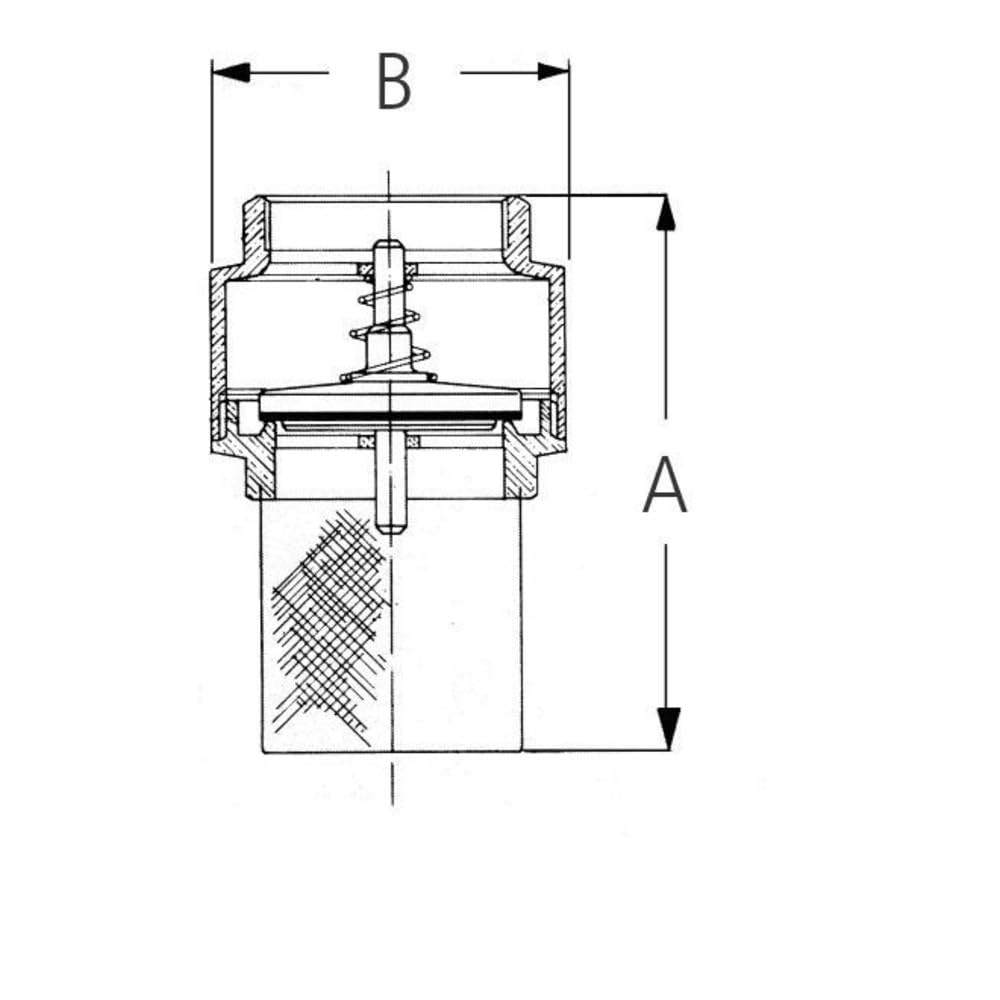 Tappo esagonale Oter con filettatura per tubi in acciaio M 1/2 29204