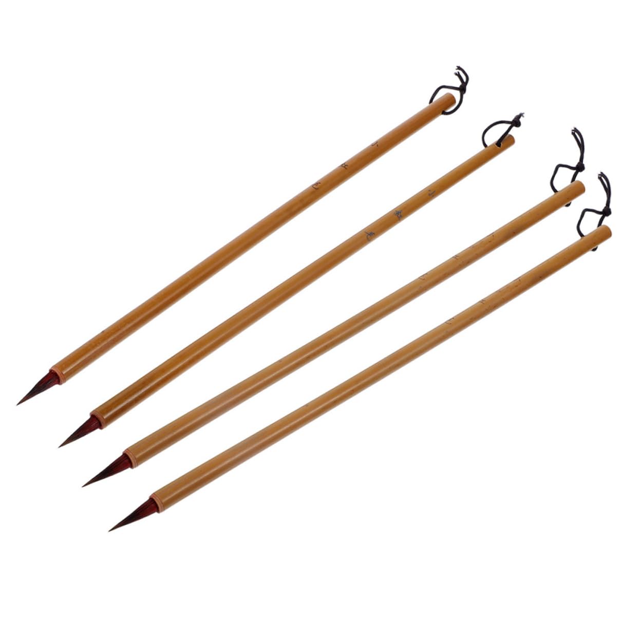 HOMSFOU 5 Set Pennello Calligrafico Per Scrittura E Per Principianti E Tessuti 4 Pezzi*5