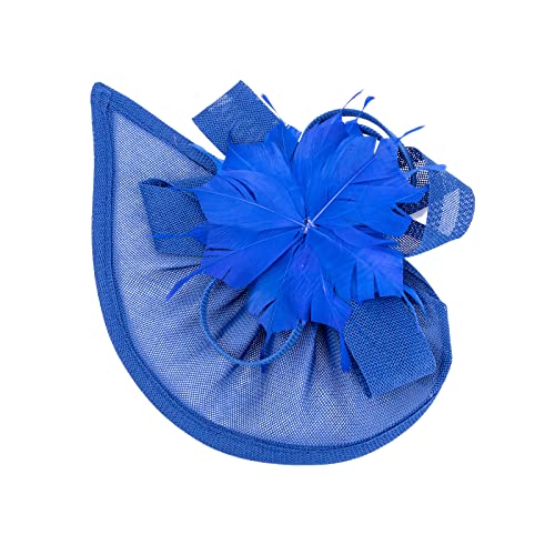 Image of DRESHOW Women Fascinator Hats Tea Party Hat Vintage Pillbox Hat Headband for Cocktail