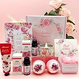 Birthday Gifts for Women, Spa Gift Sets for Women, Bath Set Self Care Package for Her, Get Well Soon Gift Basket for Best Friends Mum Sister, Graduation Gift Thinking You Gift Box