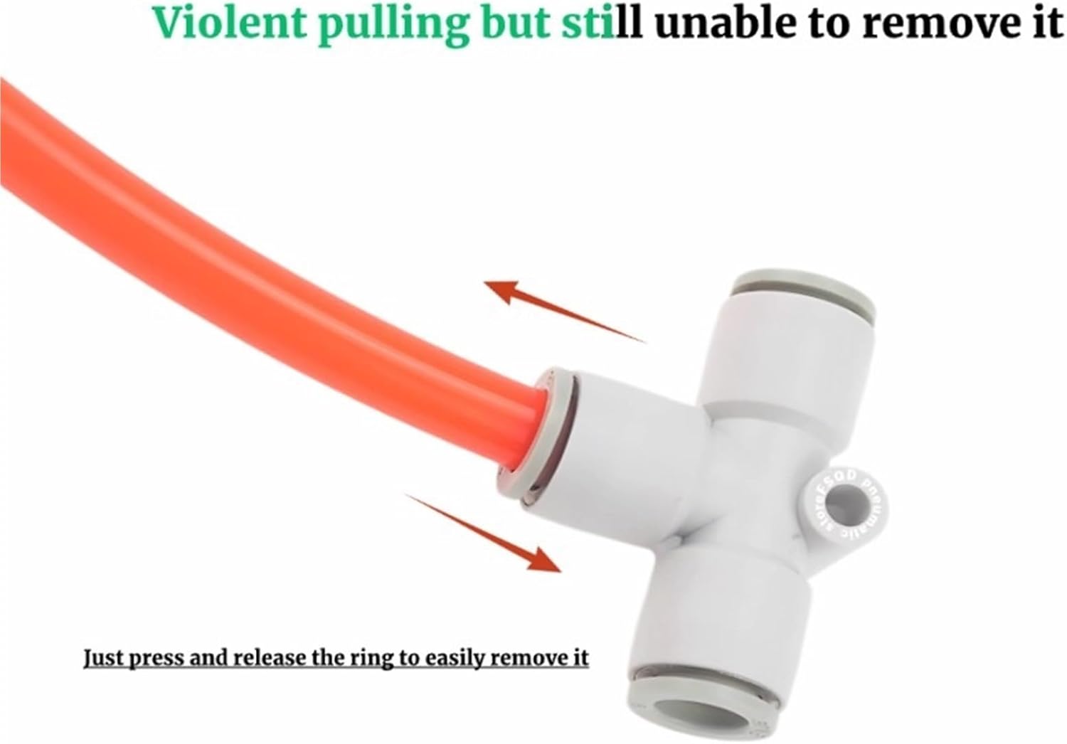 1pcs KQ2T04 KQ2T06 KQ2T08 KQ2T10 KQ2T12-06-U01-U02-04-08-10-12 KGS06-M5 Reducer Tee connector(KQ2T08-06 PCS20)