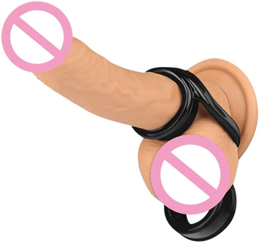 iPenly Vibration Delay Ring Double Lock Sperm Ring Male Penile Ring Adult Sex Products