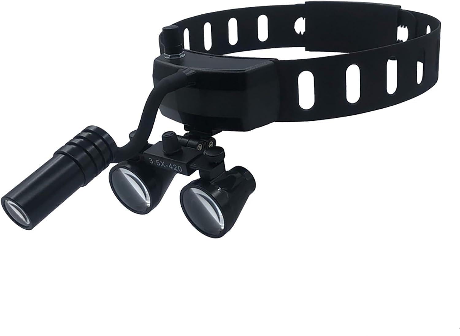Lupy Chirurgiczne 3,5 X 420 Mm Z Lupami Led, Okulary Stomatologiczne Z Oświetleniem, Przenośne Okulary Stomatologiczne, Lampka Czołowa Do Zabiegów Chirurgicznych, One Color, 3.5X+light