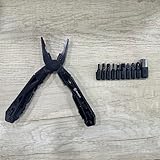 Multper 15-in-1 EDC Multitool aus Edelstahl mit Taschenmesser, Spitzzange, Dosenöffner,...