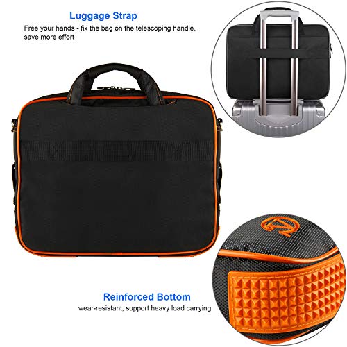 11.6 Inch Laptop Tablet Shoulder Bag Carrying Sleeve Case for Women Work College Travel Messenger Bag Business Briefcase4