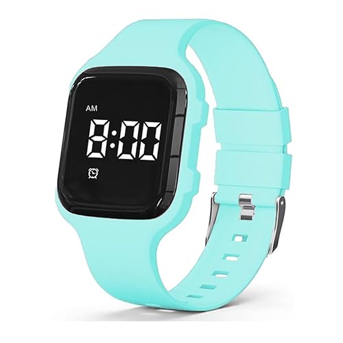 Miniatura 10 de Reloj despertador vibratorio, reloj de entrenamiento para ir al baño Reloj recordatorio médico resistente al agua con temporizador, Azul marino,