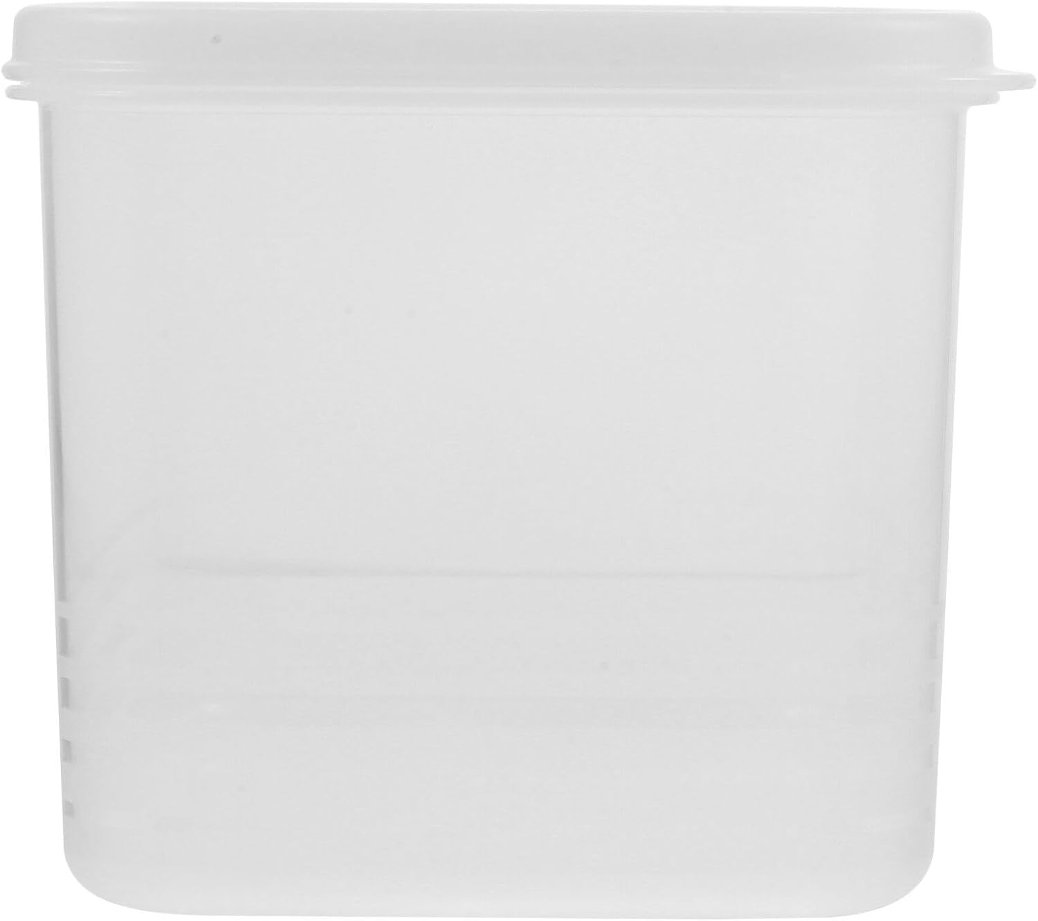 UPKOCH 1.9L Airtight Bread Storage Container - Transparent Countertop Organizer for Toast/Bakery/Nuts, Stackable Kitchen & Cafe Food Holder with Lid (6.7x5.3x4.5in), Fresh Food Organizor for Fridge